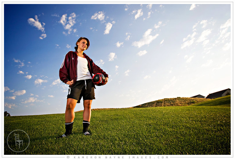 Kameron Bayne Images - Shattuck Soccer Senior Taylor at Sunrise