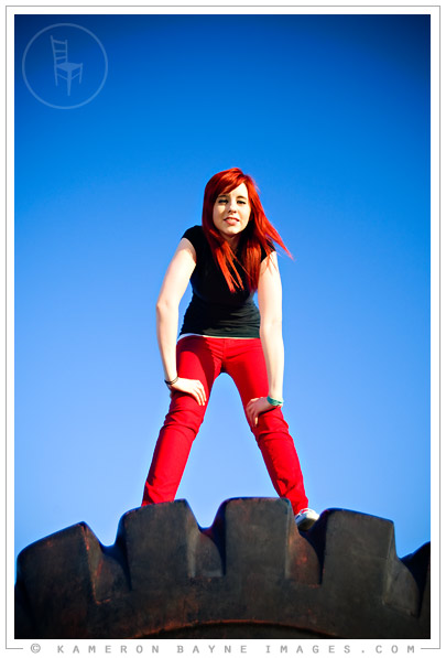 Kameron Bayne Images - Carly, Millard North Senior, Red & Blue
