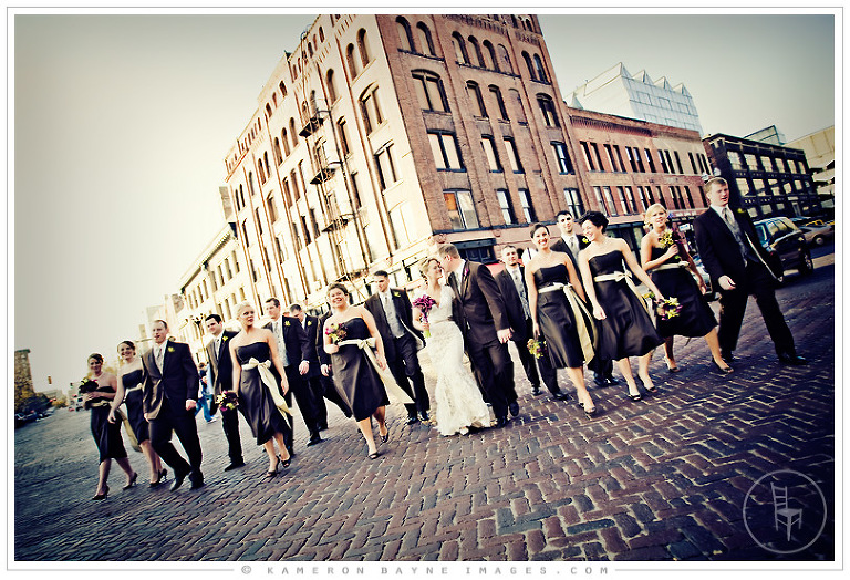 Kameron Bayne Images - Omaha Wedding Party in the Old Market