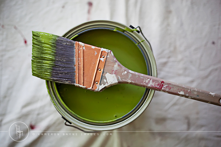 From Painting the Baby's Room Olive Green