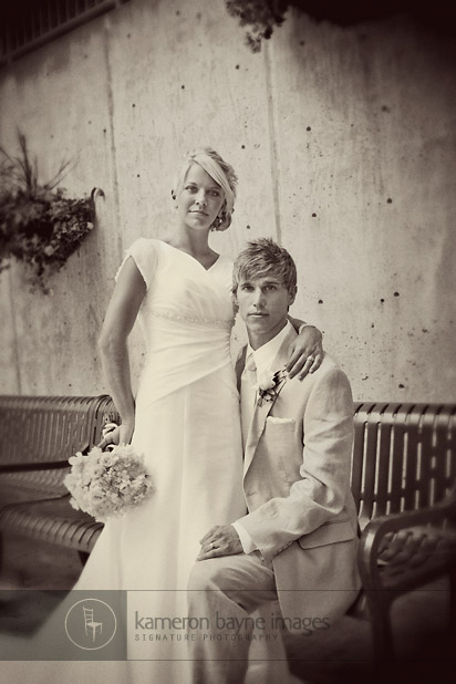 Kameron Bayne Images - Vintage Old School Wedding Portrait of Bride and Groom Kameron Bayne Images - Vintage Old School Wedding Portrait of Bride and Groom