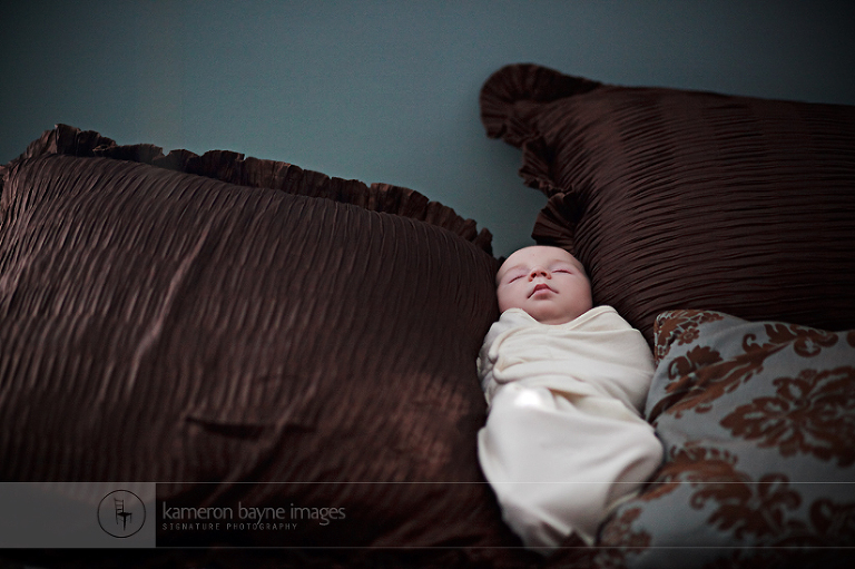 Kameron Bayne Images - Sleeping Swaddled Baby