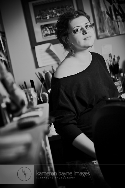 Senior Portrait of an Artist in her Living Studio | Anita