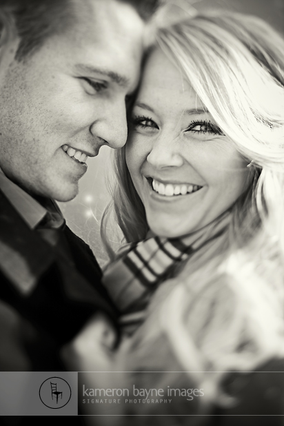 Katee + Andrew | Snuggle Up for Winter Engagement Portrait