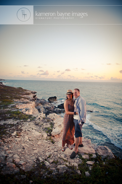 Sara + Jared | Overlooking the Ocean Watching the Sunrise in Isla Mujeres, Mexico