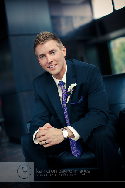 Modern Wedding Groom Portrait